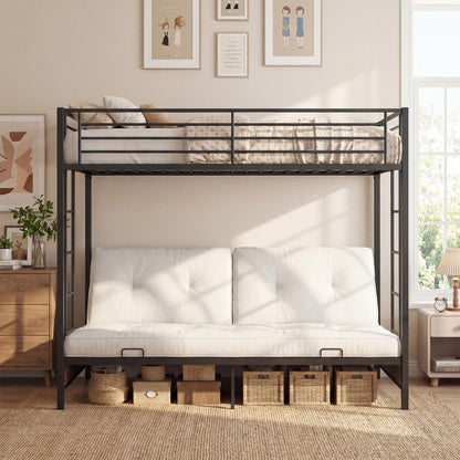 Heavy Duty Metal Bunk Bed Frame, Headboard, Footboard, Brown Bunk Bed Frame at Gallery Canada