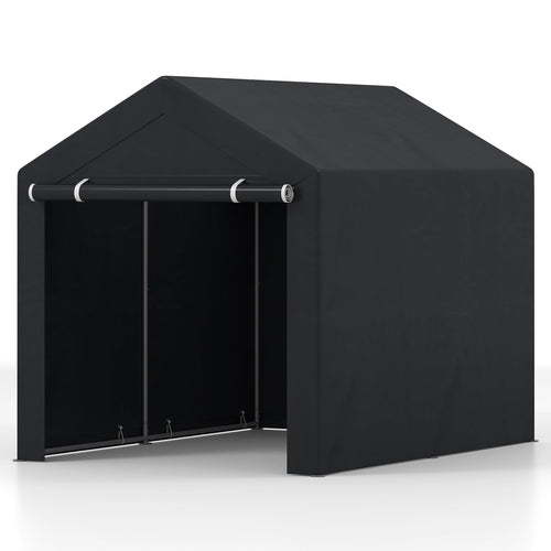 Heavy-Duty Portable Storage Shed with Roll-up Zipper Door-L
