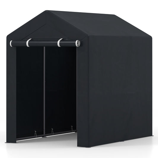 Heavy-Duty Portable Storage Shed with Roll-up Zipper Door-M Sheds & Outdoor Storage Dark Gray at Gallery Canada