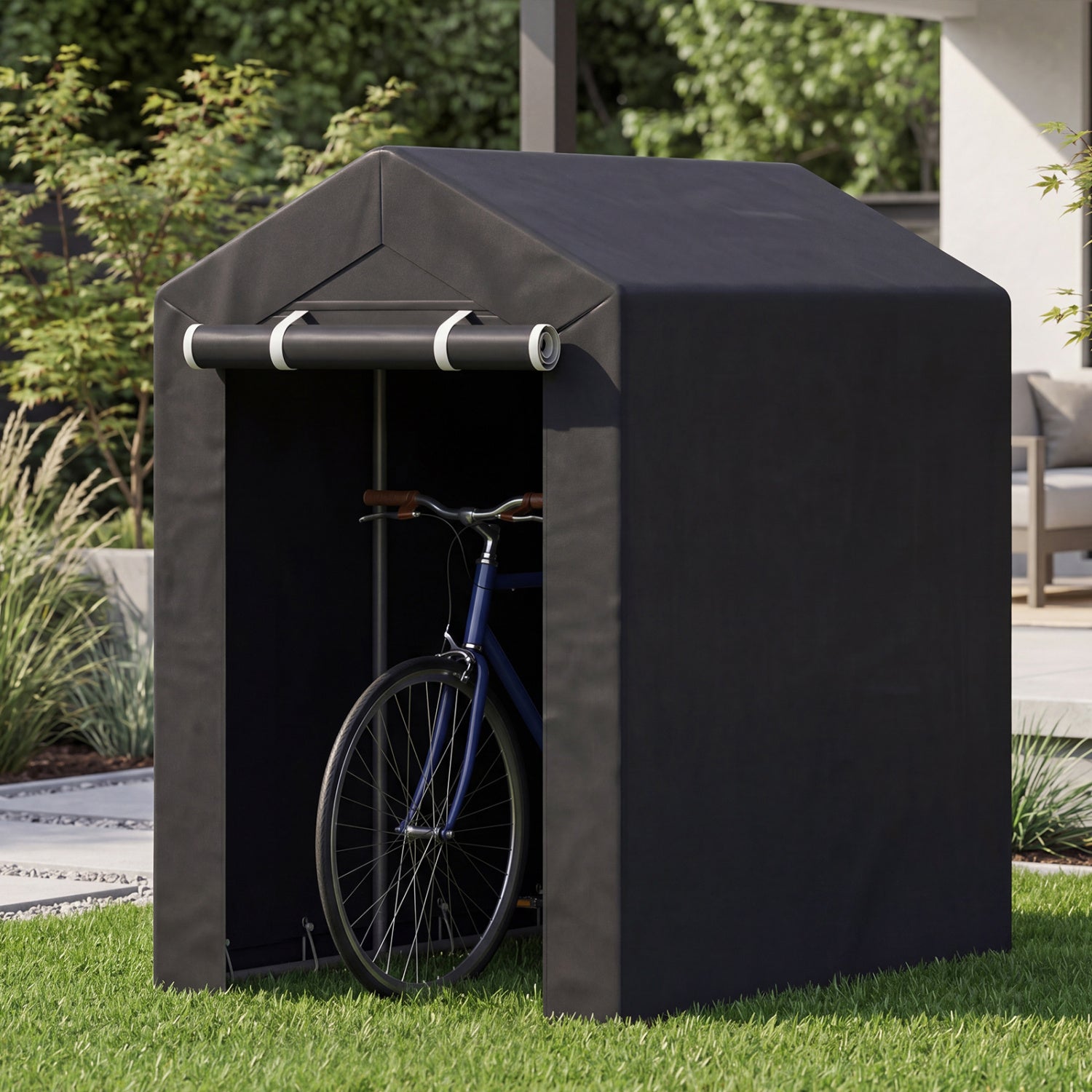 Heavy-Duty Portable Storage Shed with Roll-up Zipper Door-S Sheds & Outdoor Storage at Gallery Canada