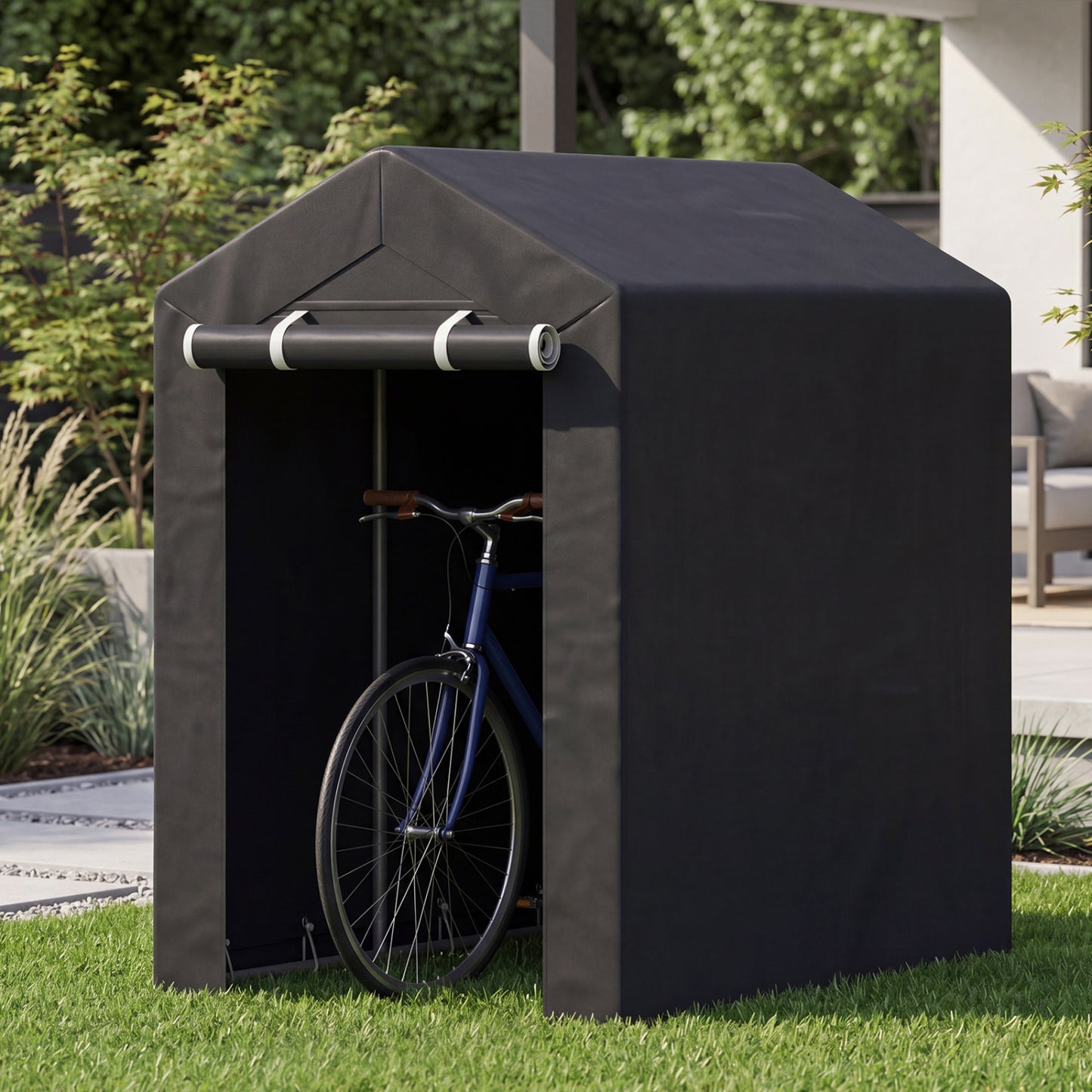 Heavy-Duty Portable Storage Shed with Roll-up Zipper Door-S Sheds & Outdoor Storage at Gallery Canada