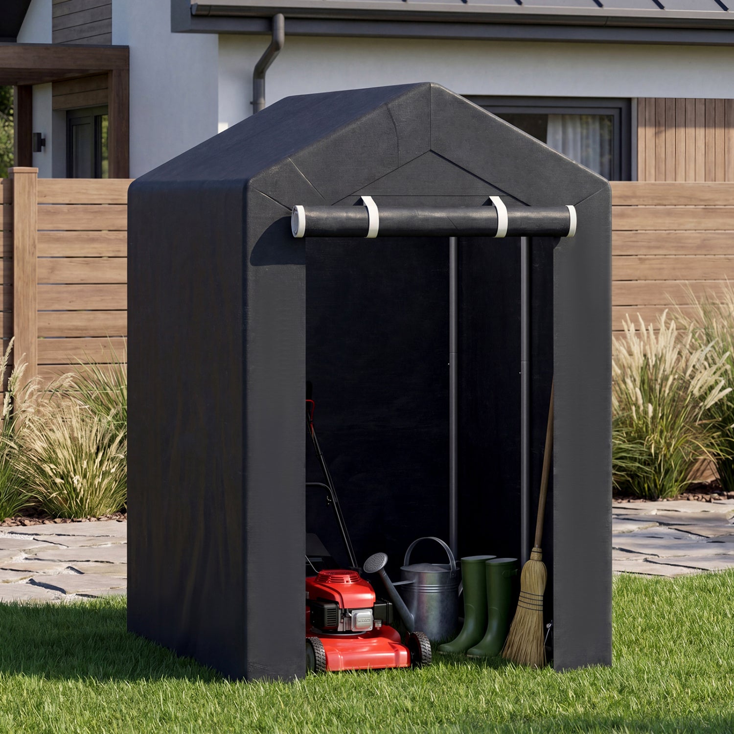 Heavy-Duty Portable Storage Shed with Roll-up Zipper Door-S Sheds & Outdoor Storage at Gallery Canada