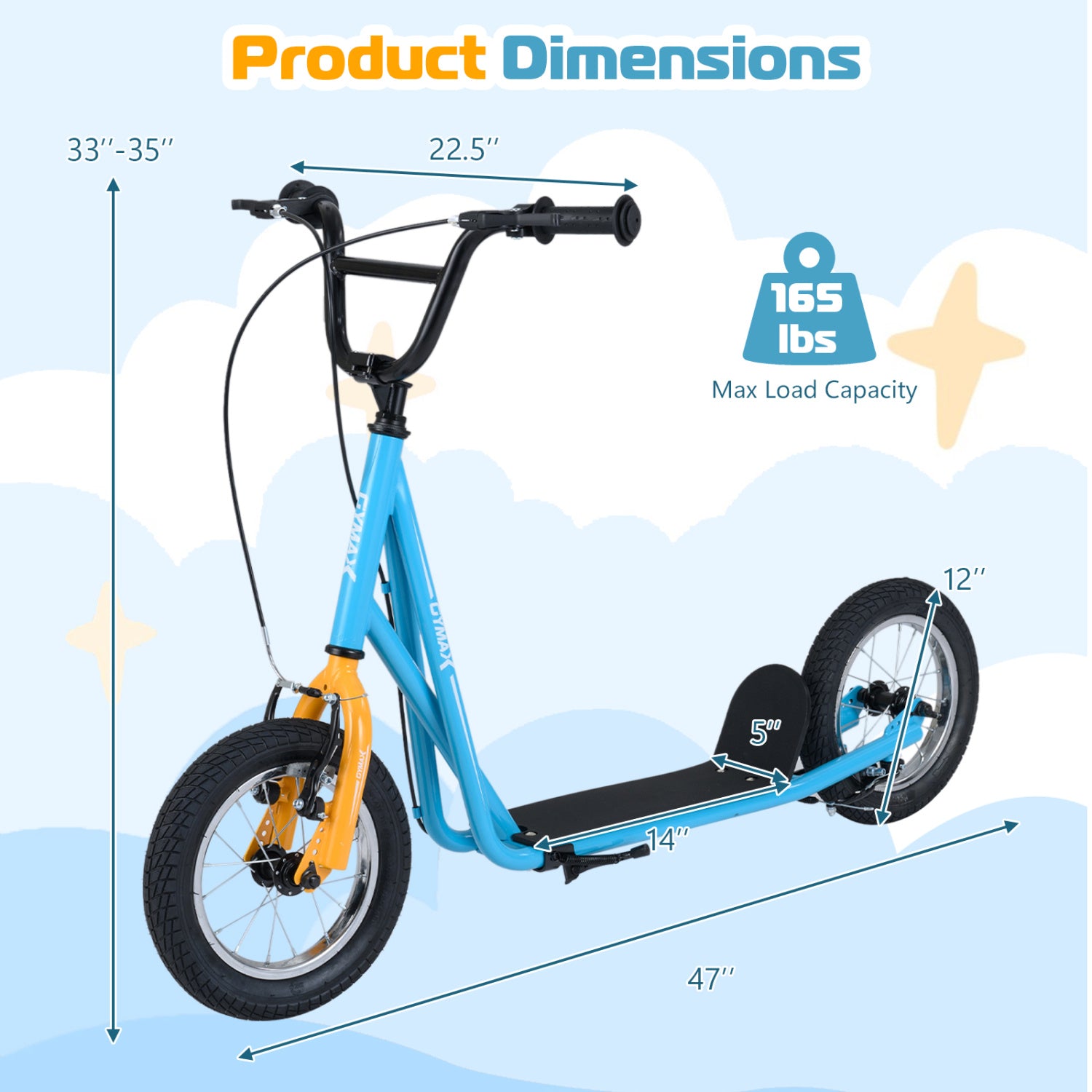 Height Adjustable Kid Scooter, 12