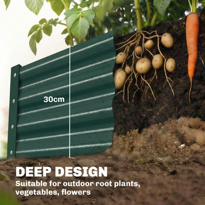 12 x 4 x 1ft Galvanized Raised Garden Bed, Reinforced Outdoor Planter Box, Green Galvanized Planter Boxes at Gallery Canada