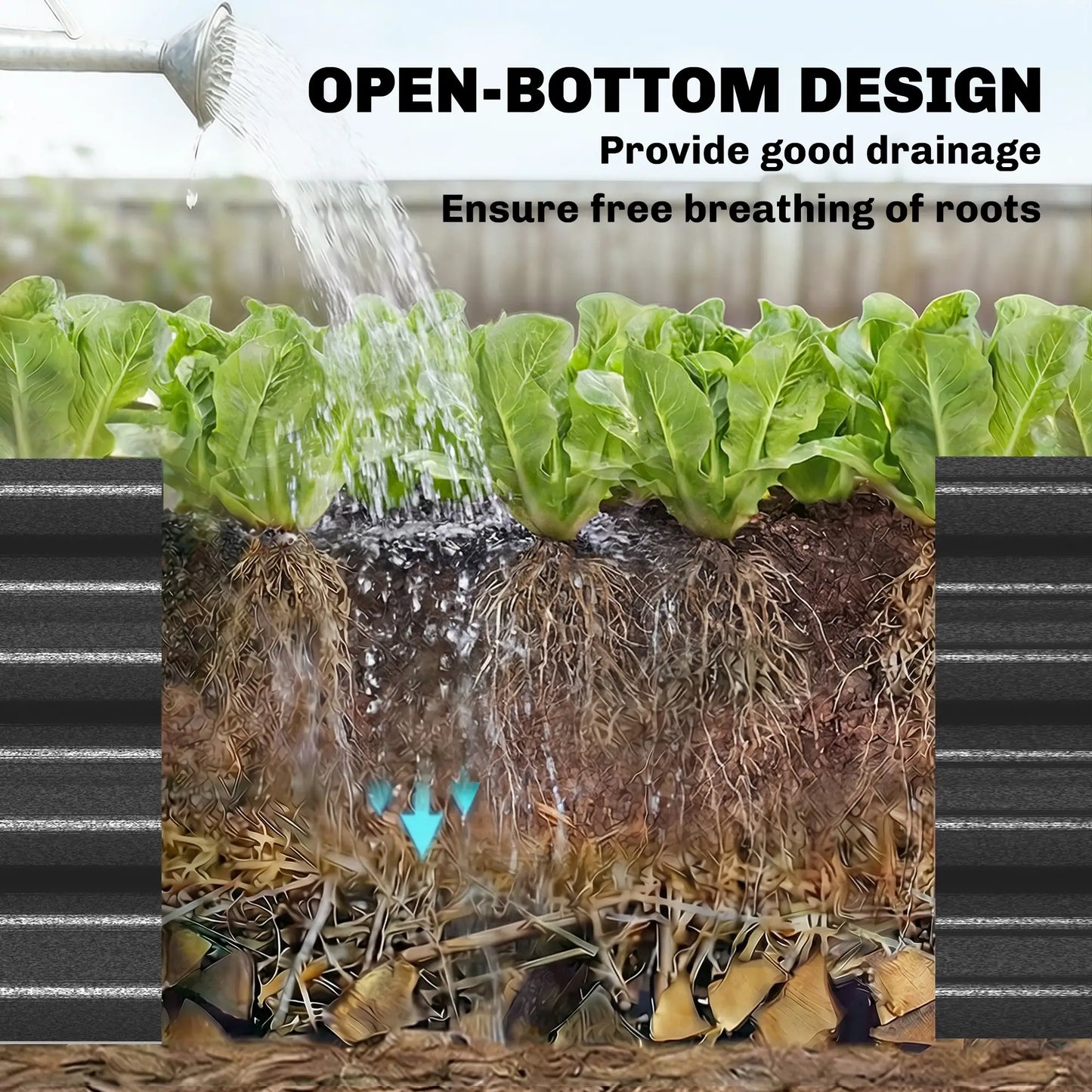 Galvanized Raised Garden Bed, 12 x 4 x 1ft, Reinforced Planter Box, Dark Grey Galvanized Planter Boxes at Gallery Canada