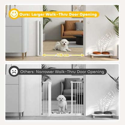 Retractable Pet Safety Gate, Flexible for Stairways Doorways, Grey Houses, Kennels & Pens at Gallery Canada
