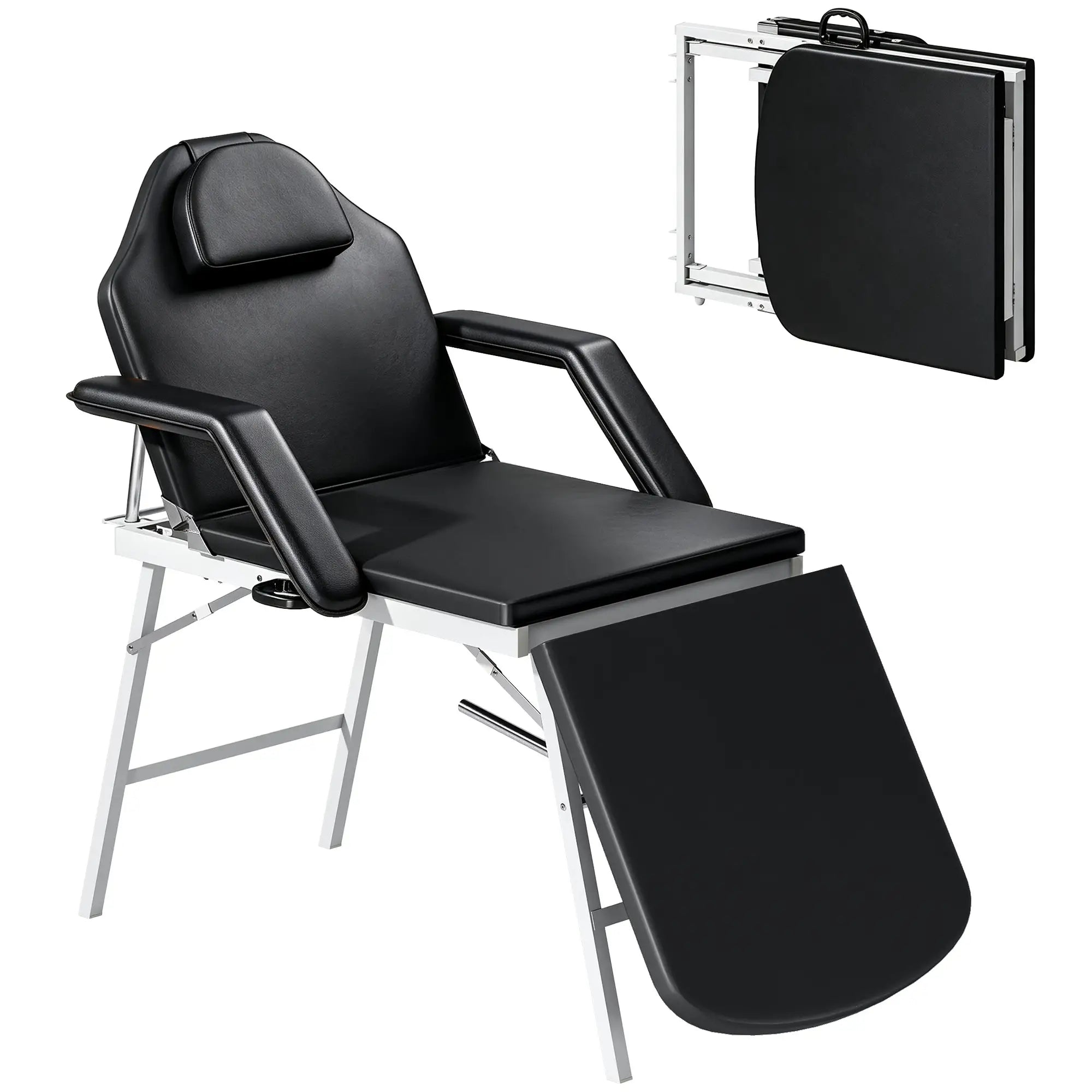Portable Folding Massage Table, Black Portable Massage Tables at Gallery Canada