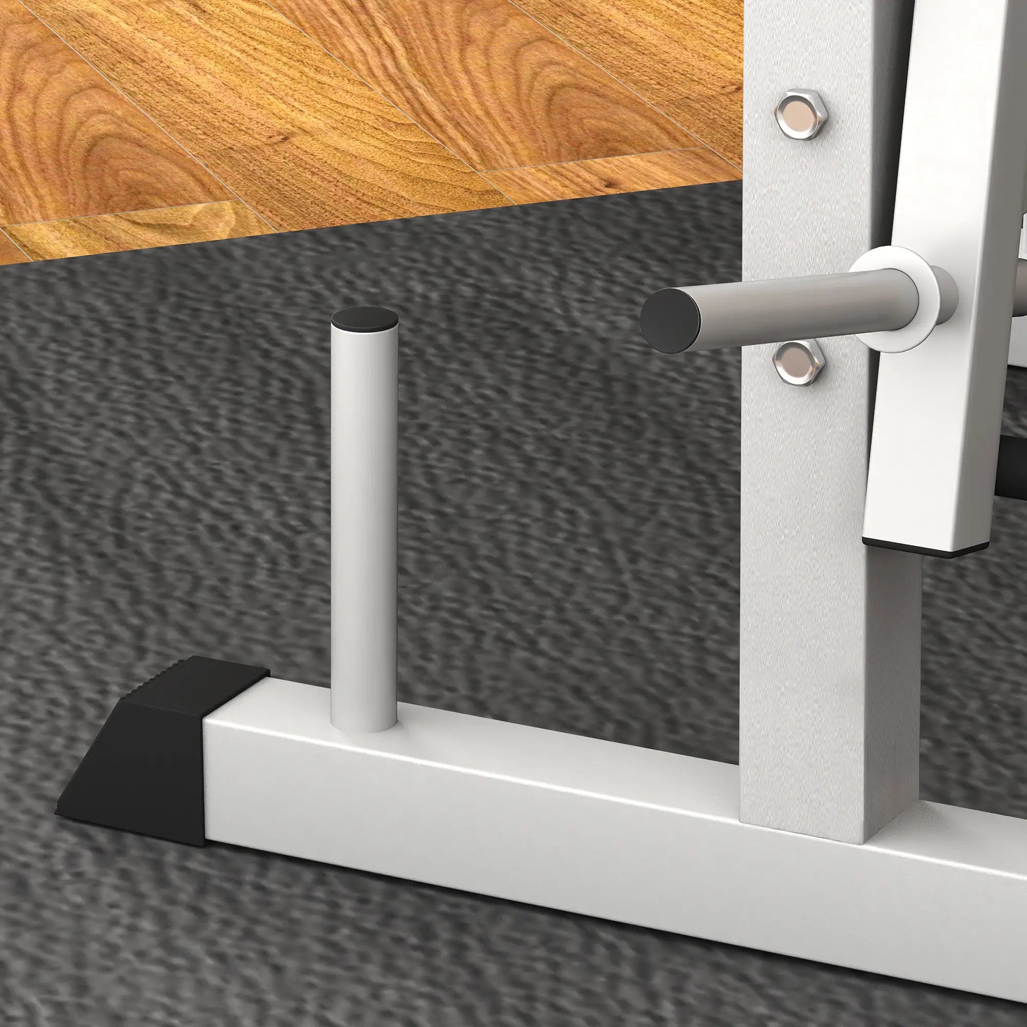 Adjustable Weight Bench, Squat Rack, Preacher Curl Pad, Leg Developer, Grey Weight Benches at Gallery Canada