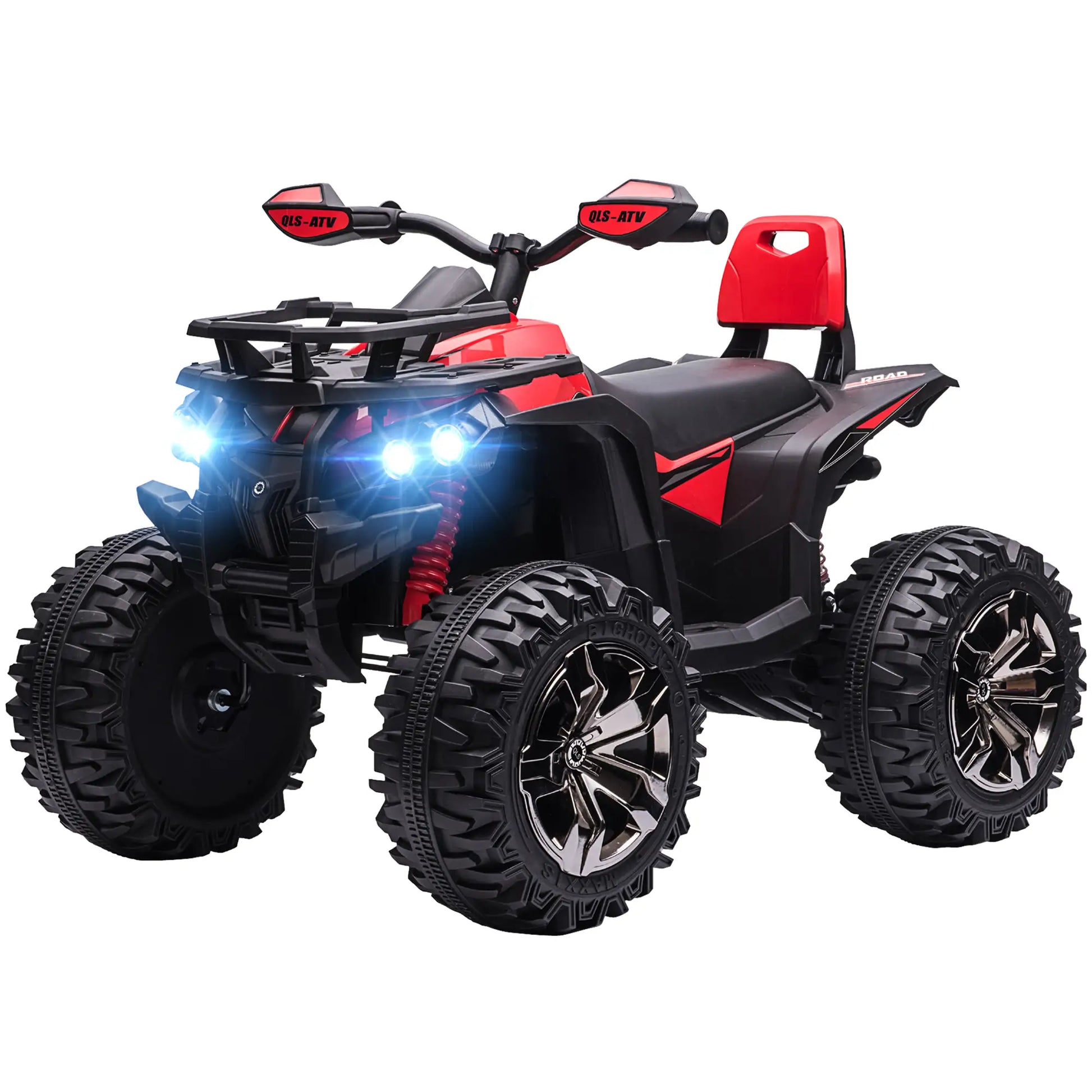 Kids Ride-On Car, 12V 10AH ATV, Battery Powered, 1.8-5 mph, Red Electric Toy Cars Red at Gallery Canada