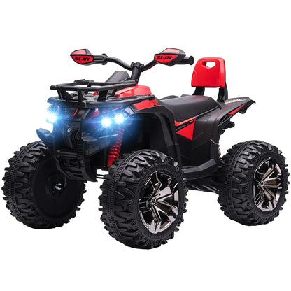 Kids Ride-On Car, 12V 10AH ATV, Battery Powered, 1.8-5 mph, Red Electric Toy Cars Red at Gallery Canada