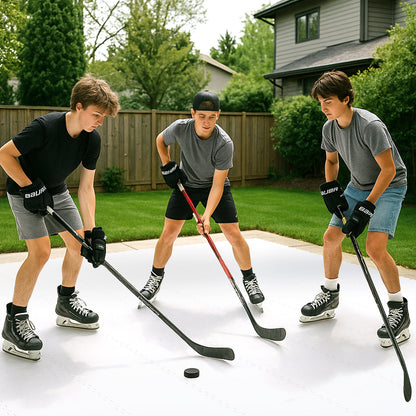 Hockey Flooring Tiles for Training Dryland Synthetic Ice Tiles Hockey Shooting Equipment Winter Sports & Activities at Gallery Canada