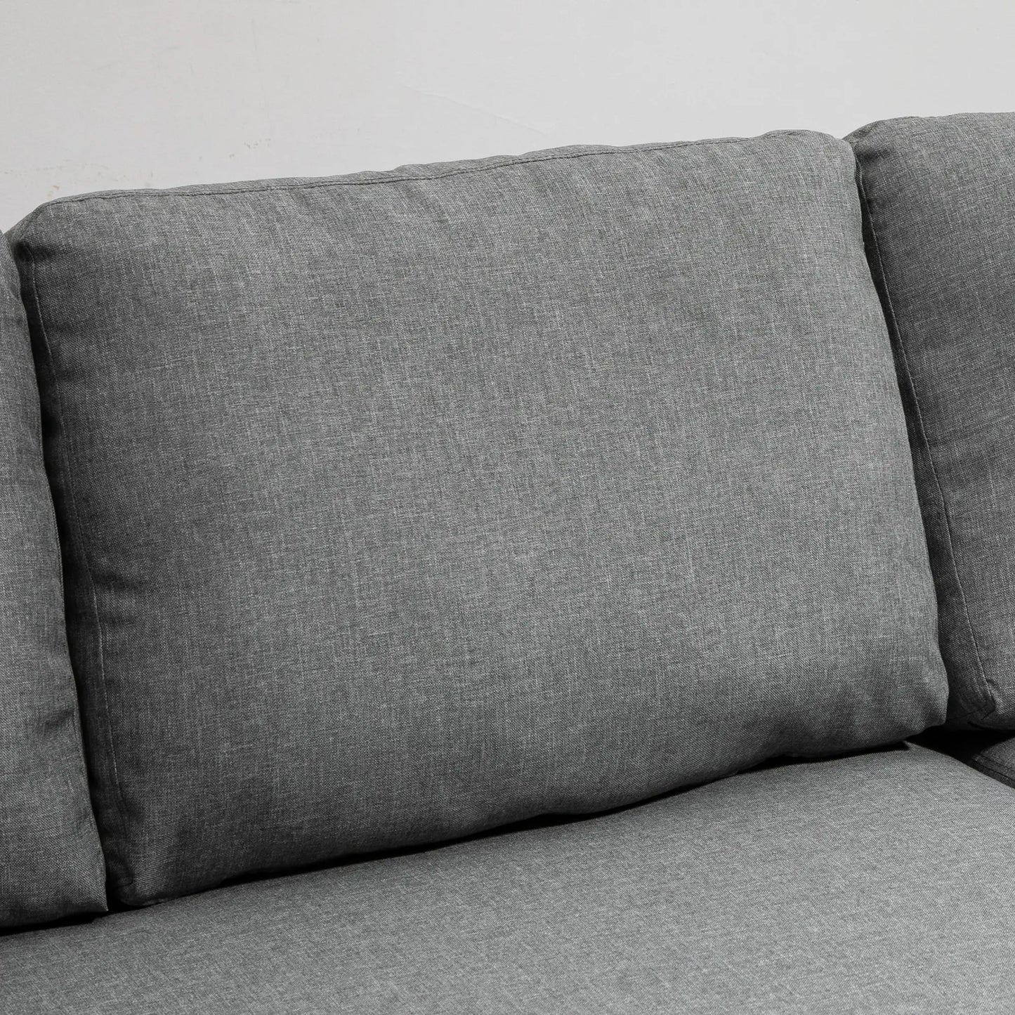 83" Sofa Bed, L Shaped Sectional with Storage Chaise, Light Grey