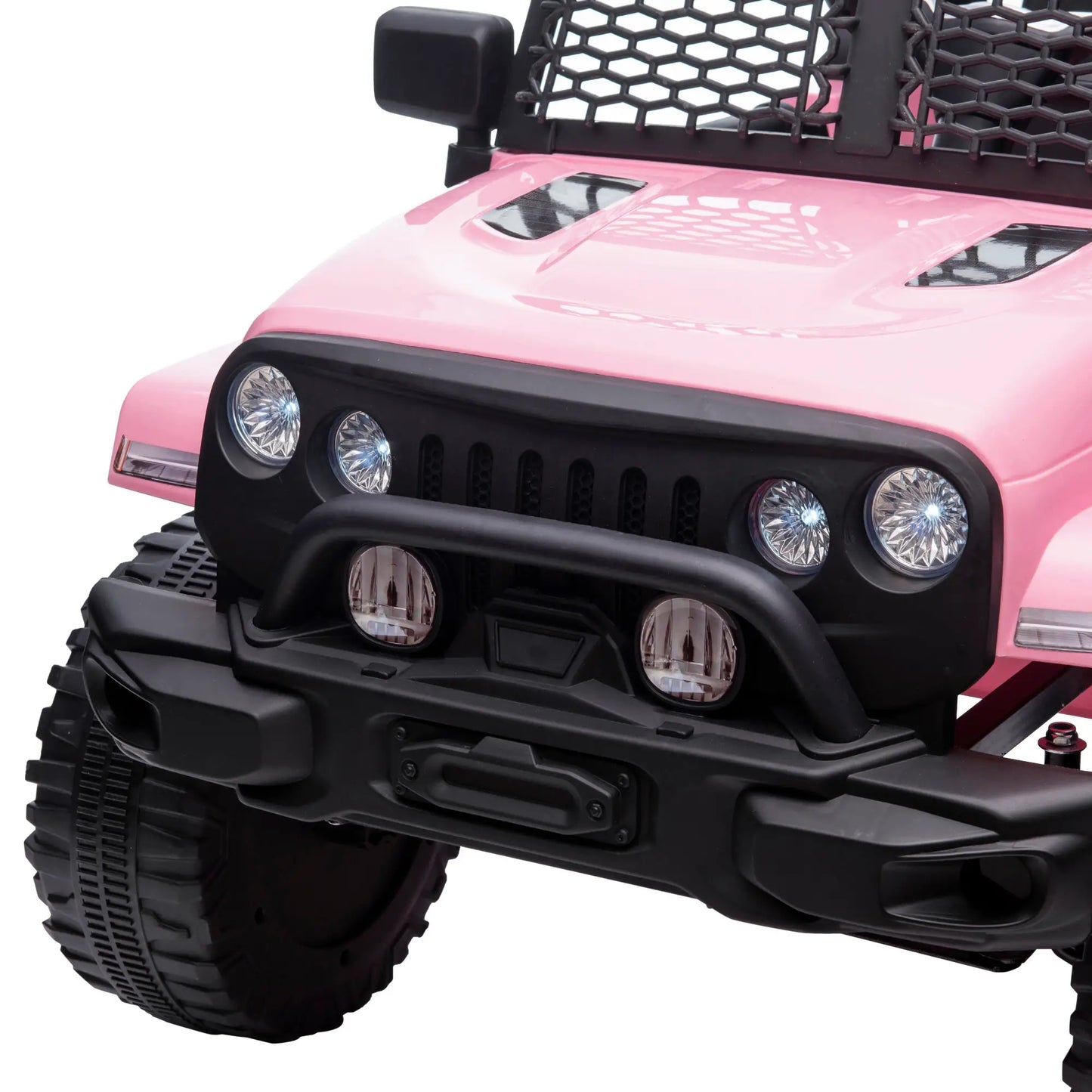 12V Electric Truck, Off Road Remote Control, Adjustable Speed, Ride on Car, Pink Electric Toy Cars at Gallery Canada