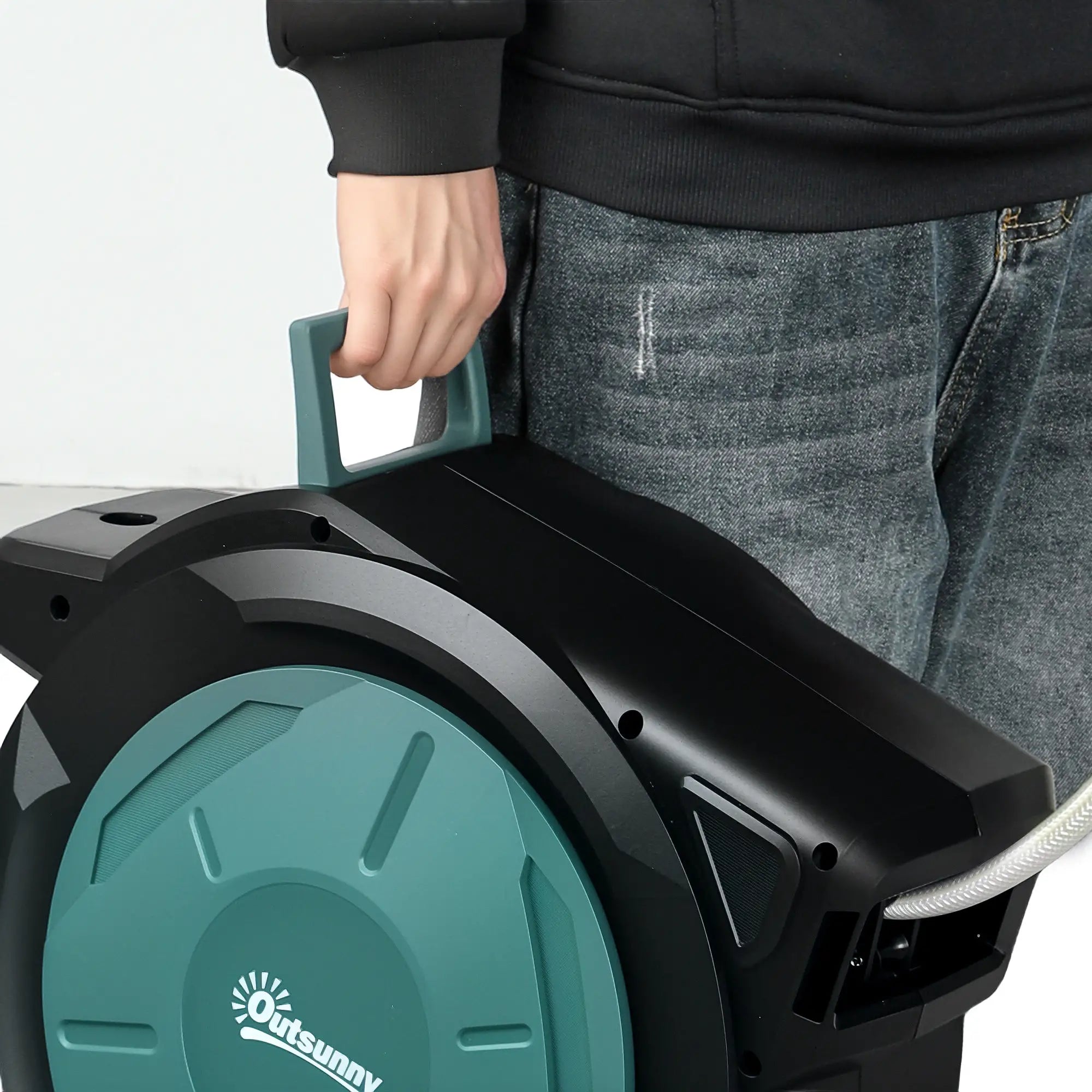 1/2 in x 100ft Wall Mounted Garden Hose Reel, Auto Rewind, Black Garden Accessories at Gallery Canada