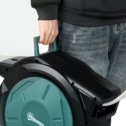 1/2 in x 100ft Wall Mounted Garden Hose Reel, Auto Rewind, Black Garden Accessories at Gallery Canada