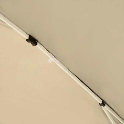 10 x 10ft Folding Pop Up Tent, Outdoor Gazebo Canopy, Black Pop Up Canopies at Gallery Canada