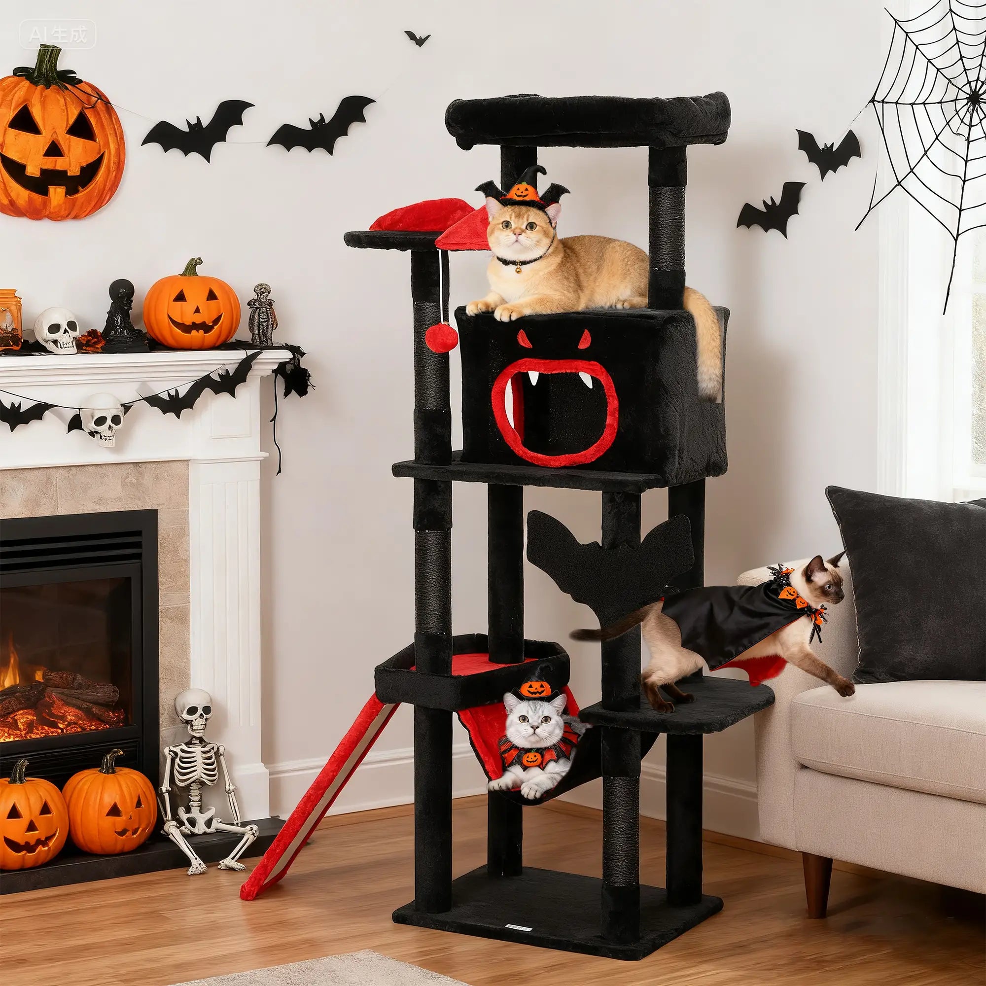Gothic Cat Tree, 60