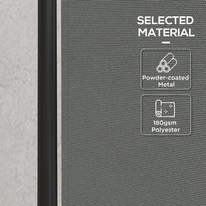 Outdoor Room Divider, Rolling Privacy Screen, 6ft Tall Side Awnings at Gallery Canada