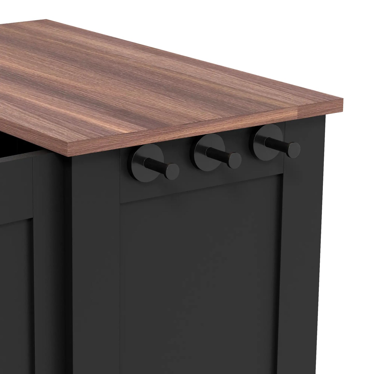 Dog Food Storage Container, Adjustable Panel, Hooks, Medium Size, Black Dog Bowls at Gallery Canada