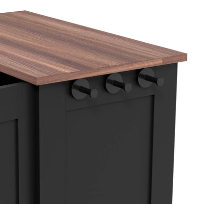 Dog Food Storage Container, Adjustable Panel, Hooks, Medium Size, Black Dog Bowls at Gallery Canada