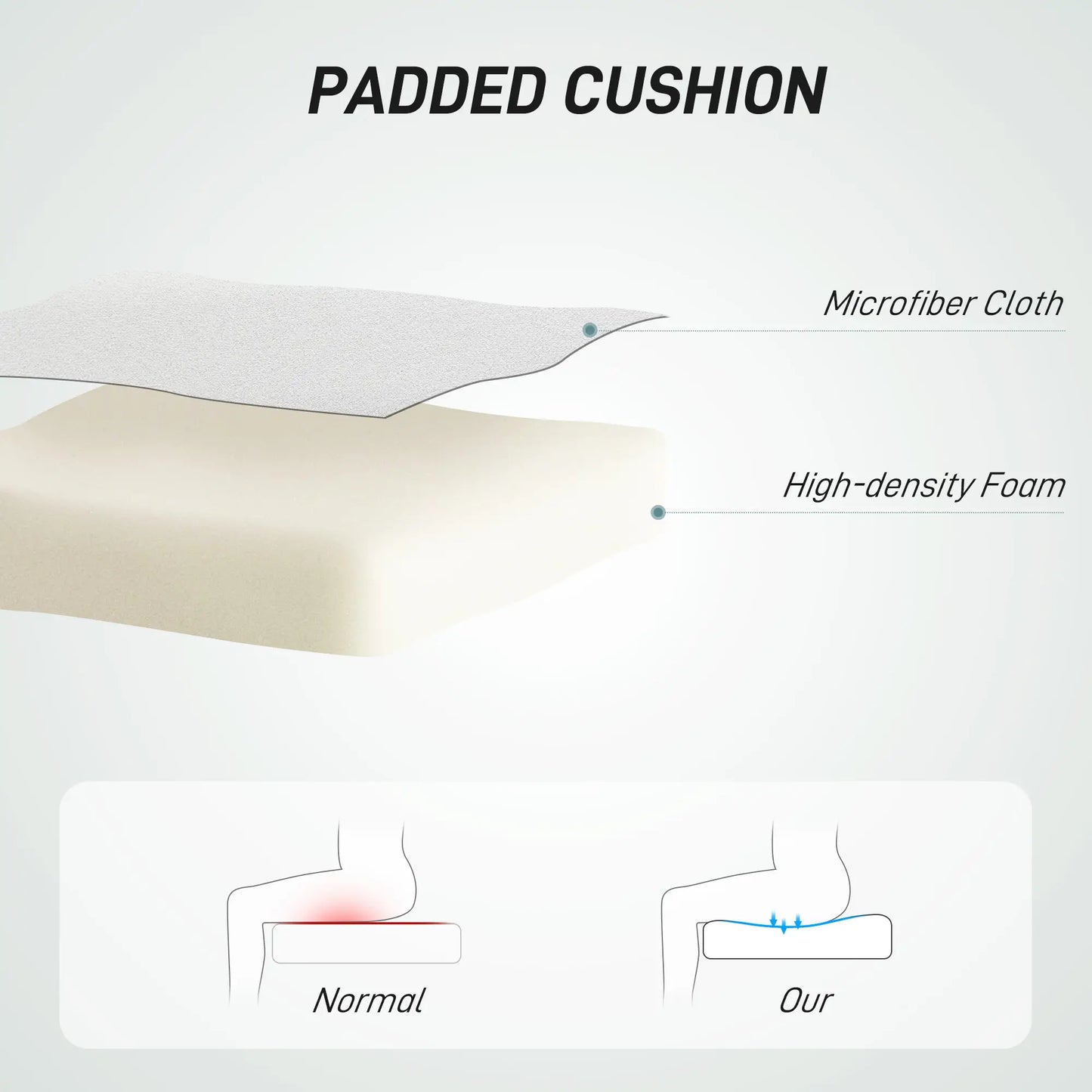 Armless Office Chair, 360° Swivel, Adjustable Height, Cream White Task Chairs at Gallery Canada