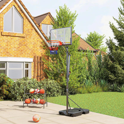 Portable Basketball Hoop, 4.4-10ft with Wheels and 44.5" Backboard, for Teenagers Youth Adults Basketball at Gallery Canada