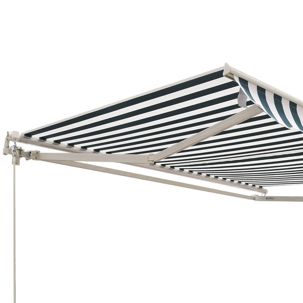 Retractable Patio Awning 8x7 ft, Water Resistant UV Aluminum Frame Deck Awnings at Gallery Canada