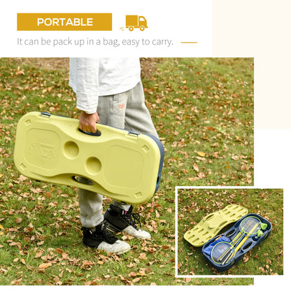 Portable Badminton Net Set, 9.5x5 ft, Foldable, Includes Rackets, Shuttlecocks Badminton at Gallery Canada