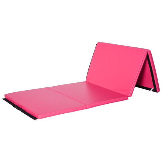4'x10'x2'' Folding Gymnastics Mat, For Yoga MMA Martial Arts, Pink Gymnastics Mats Pink at Gallery Canada