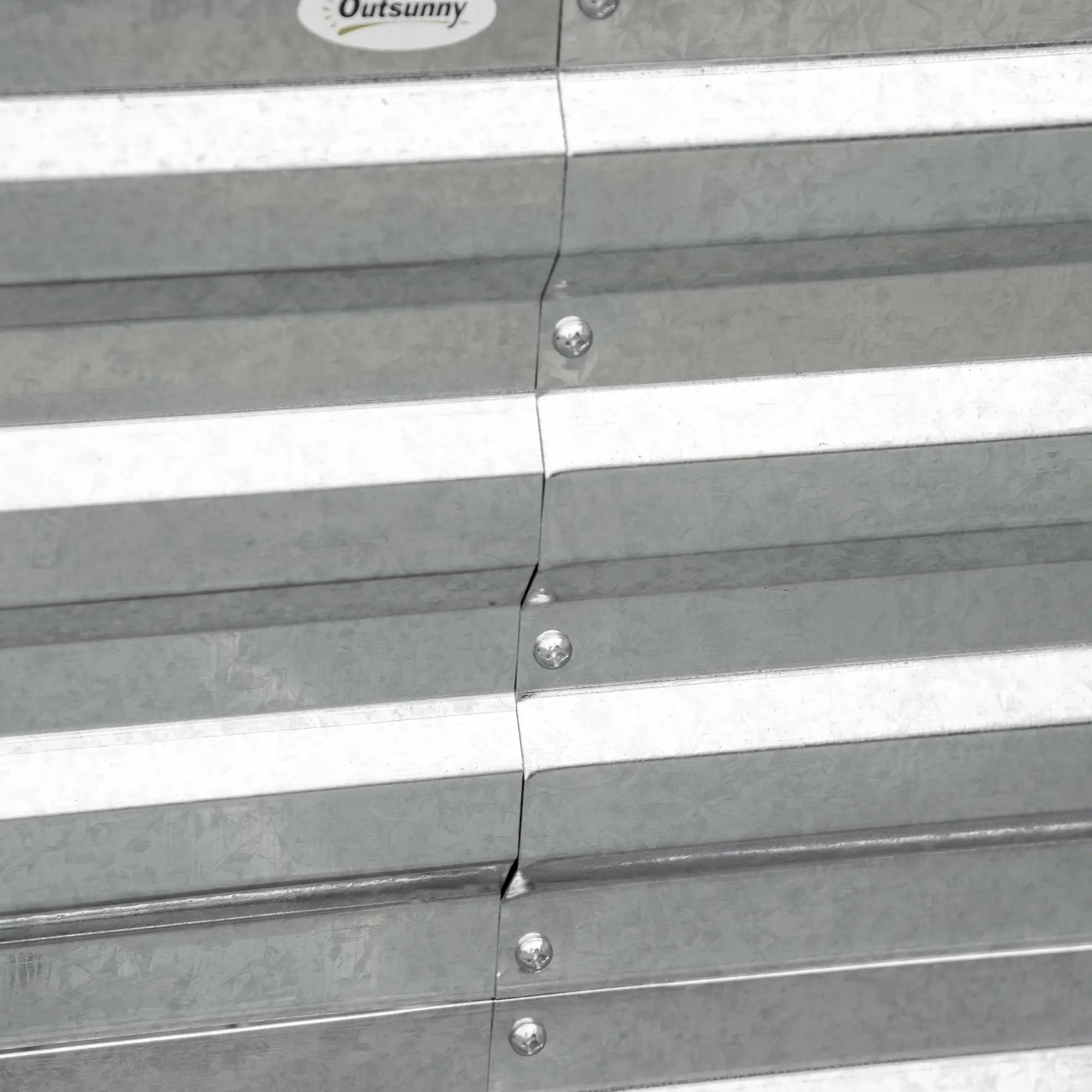 Galvanized Raised Garden Bed, Steel Outdoor Planter, 71'' x 35'' x 23'', Silver Galvanized Planter Boxes at Gallery Canada