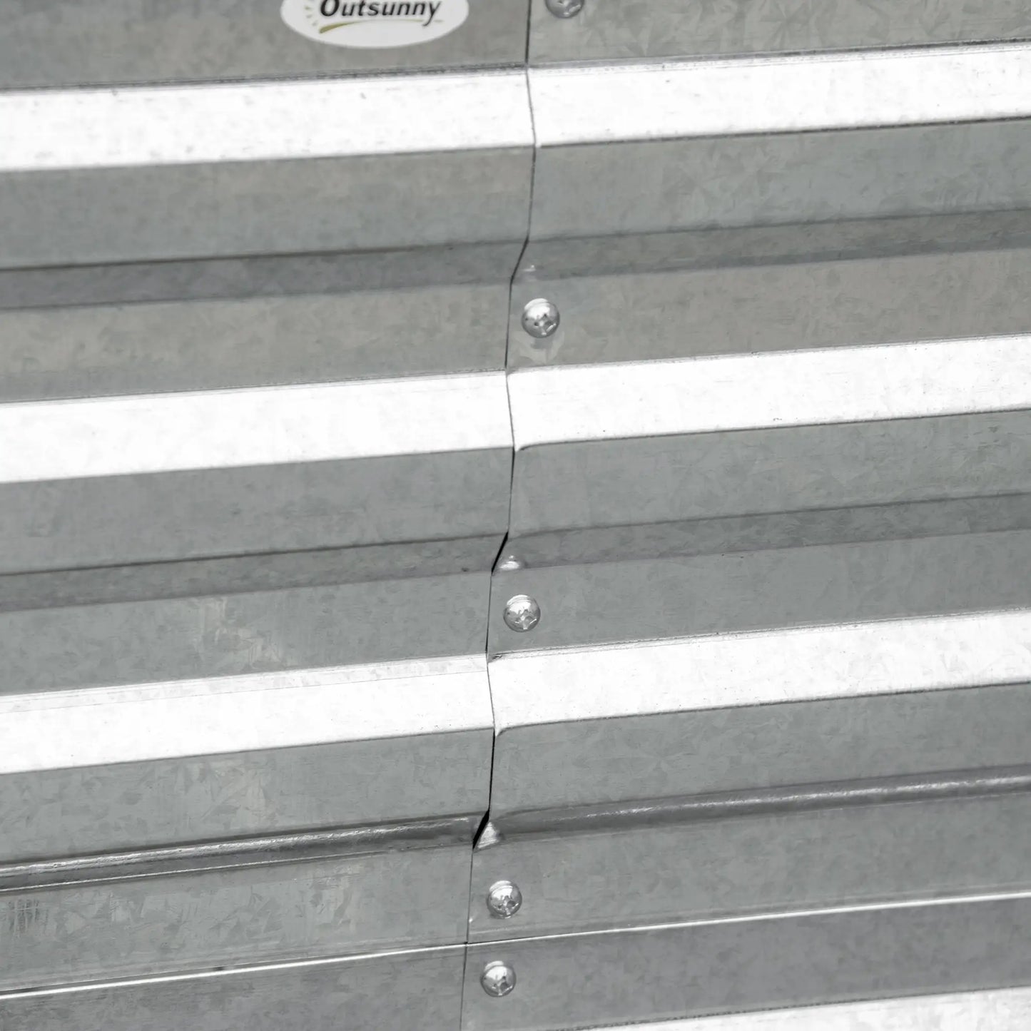 Galvanized Raised Garden Bed, Steel Outdoor Planter, 71'' x 35'' x 23'', Silver Galvanized Planter Boxes at Gallery Canada