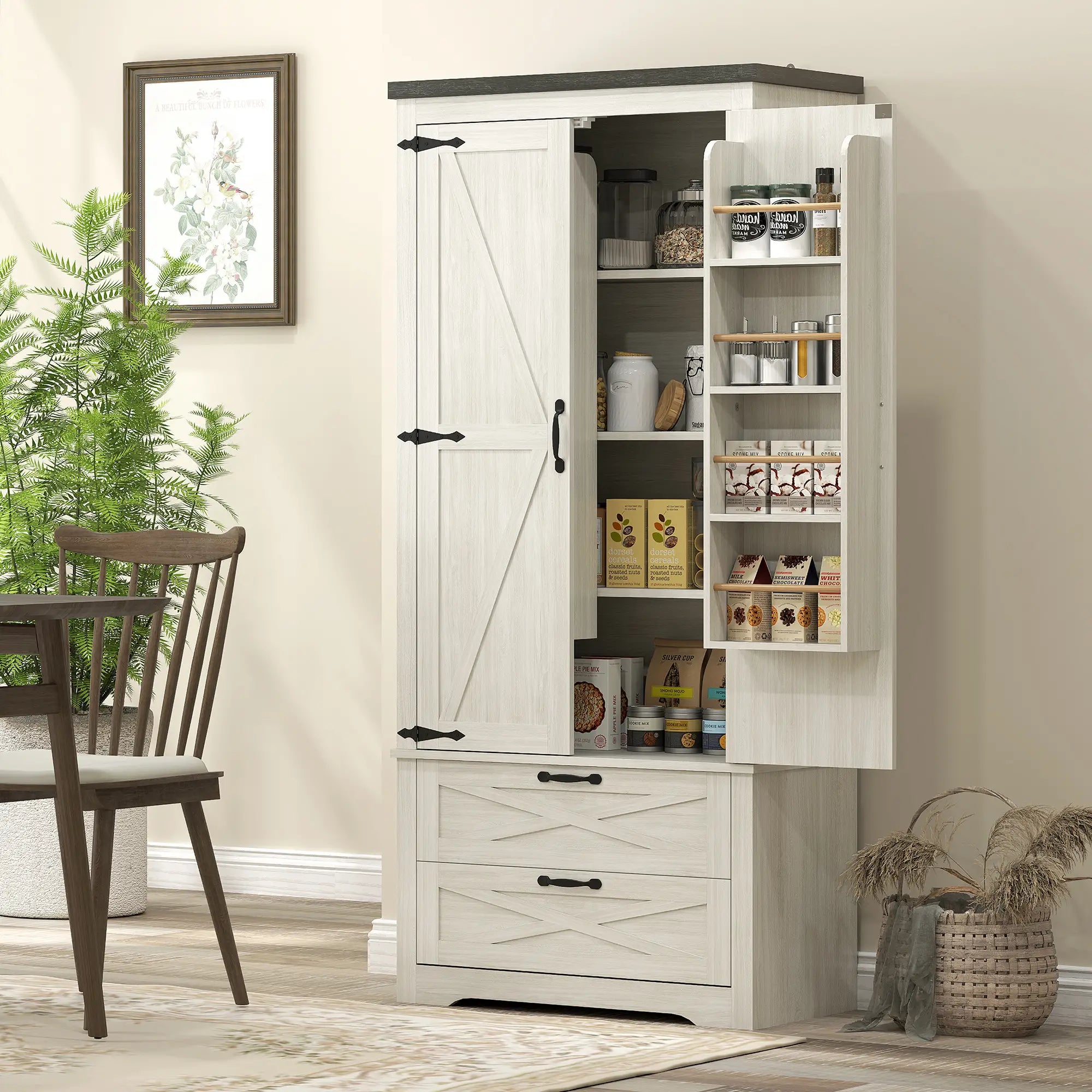 Farmhouse Kitchen Pantry, 64