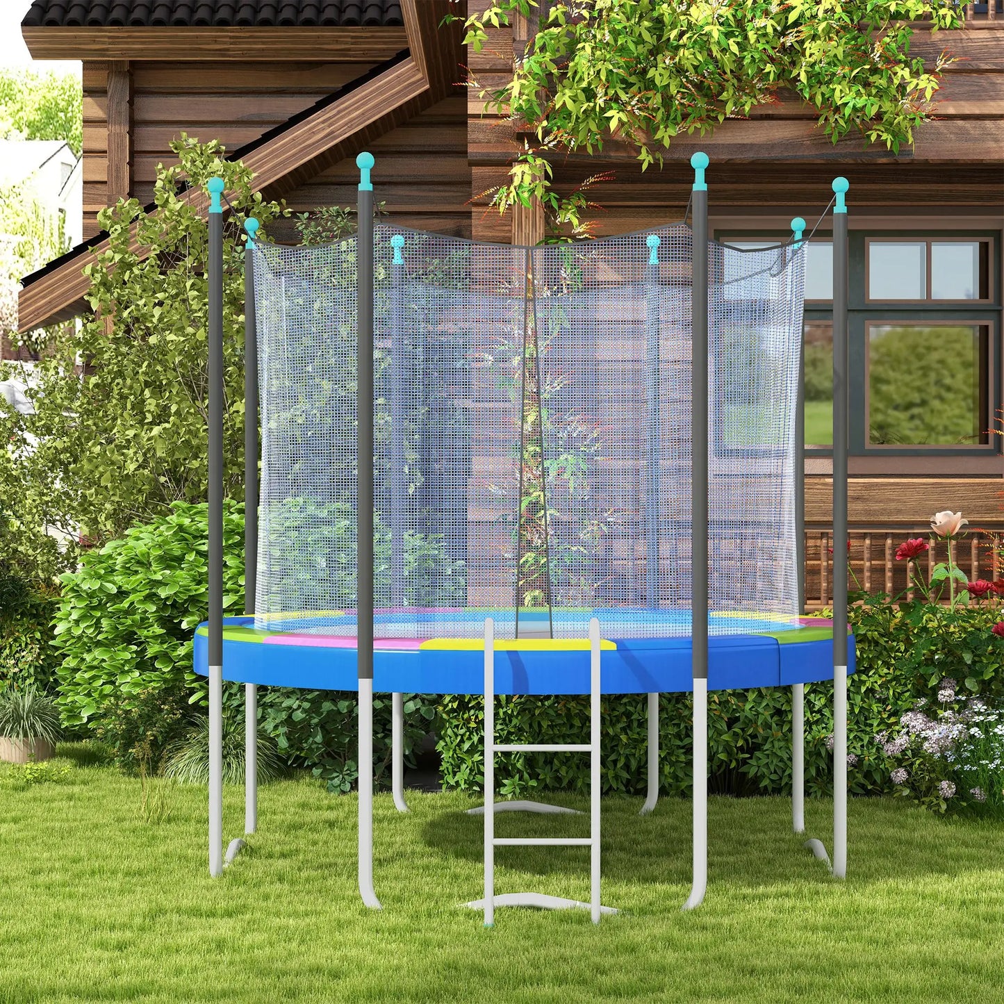 12FT Trampoline Spring Cover, Waterproof, Tear-Resistant, Multi-Colored Trampolines at Gallery Canada