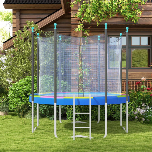 12FT Trampoline Spring Cover, Waterproof, Tear-Resistant, Multi-Colored