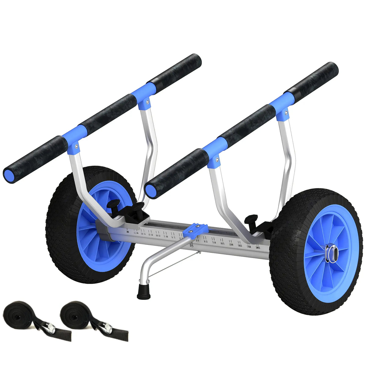 Kayak Cart Dolly, Adjustable Width, Sky Blue Kayak Carts Sky Blue at Gallery Canada