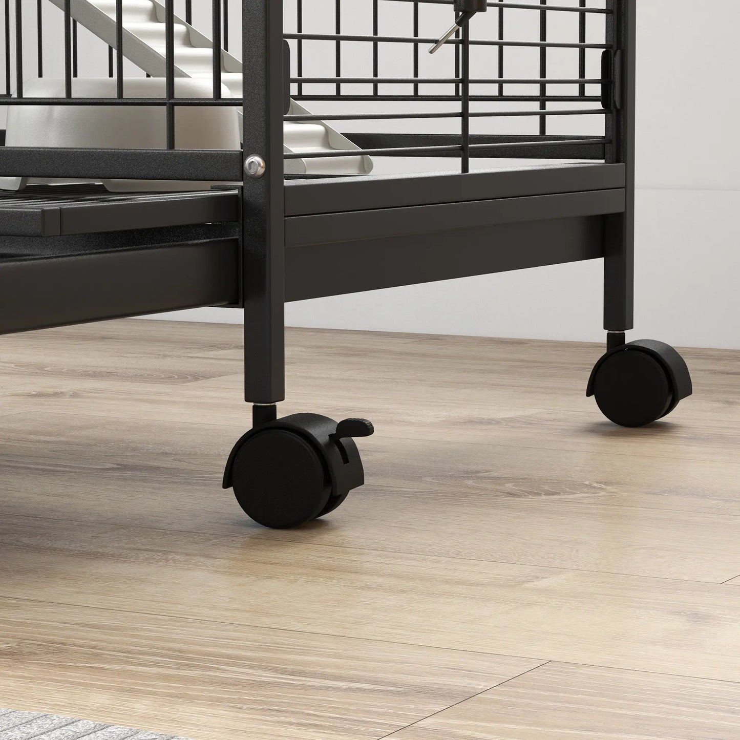 4-Tier Small Animal Cage, Rabbit Ferret Chinchilla Playpen, 24" x 17" x 37" Houses & Habitats at Gallery Canada