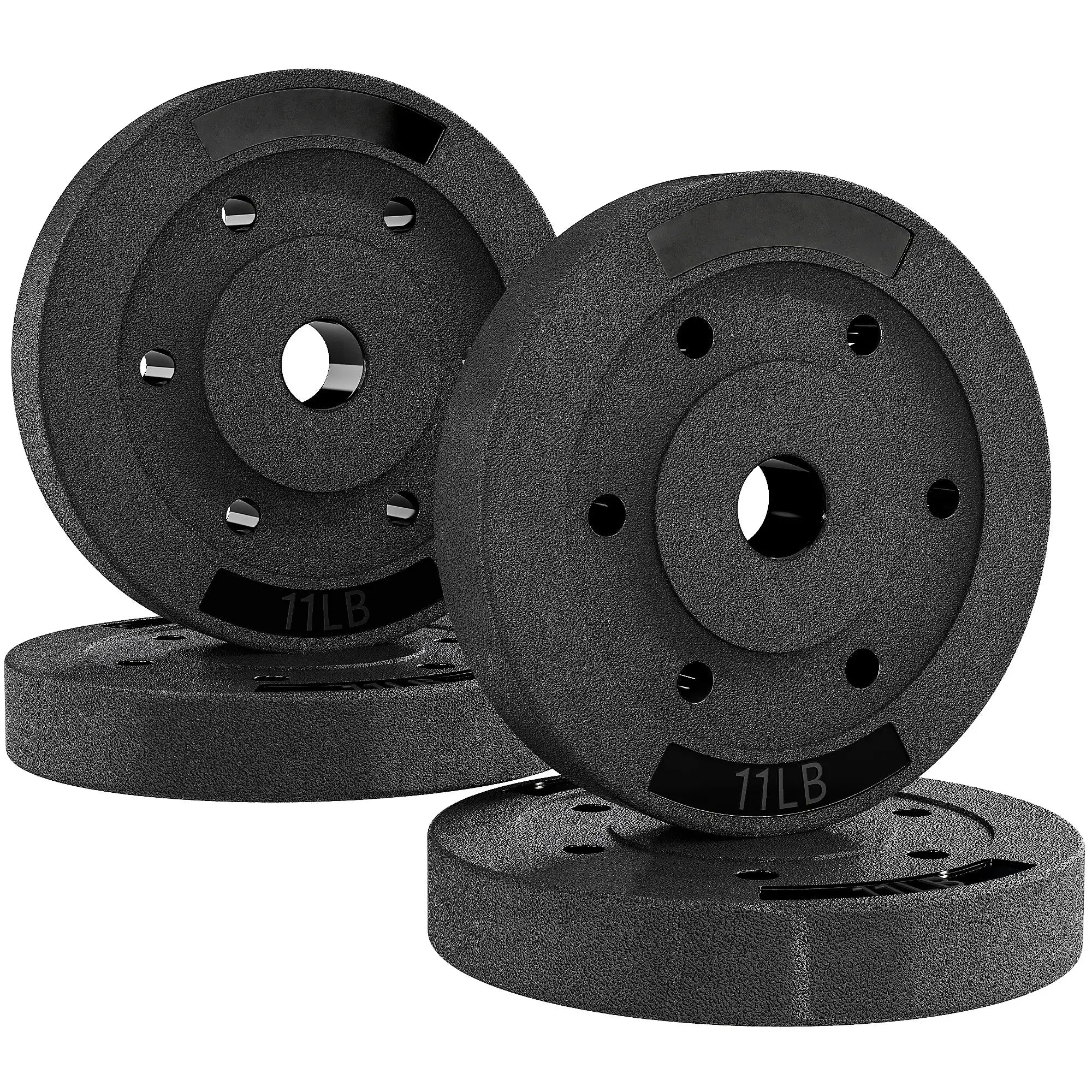 Weight Plates Set, 1-Inch Barbell, 4 x 11 lbs Dumbbells & Barbells at Gallery Canada