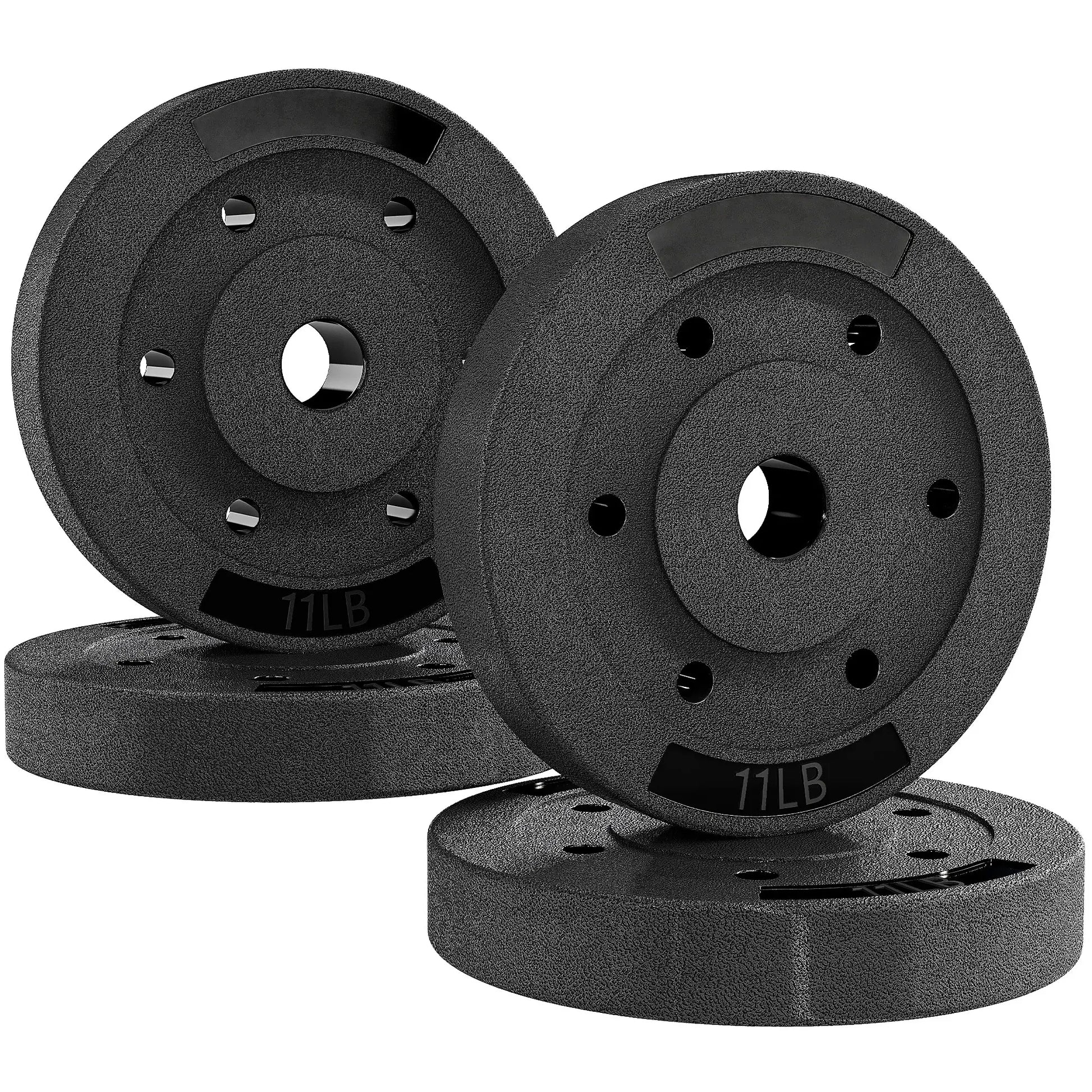 Weight Plates Set, 1-Inch Barbell, 4 x 11 lbs Dumbbells & Barbells at Gallery Canada