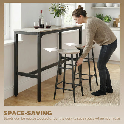 Counter Height Bar Table And Chairs Set, 3-Piece, For 2 Bar Sets at Gallery Canada