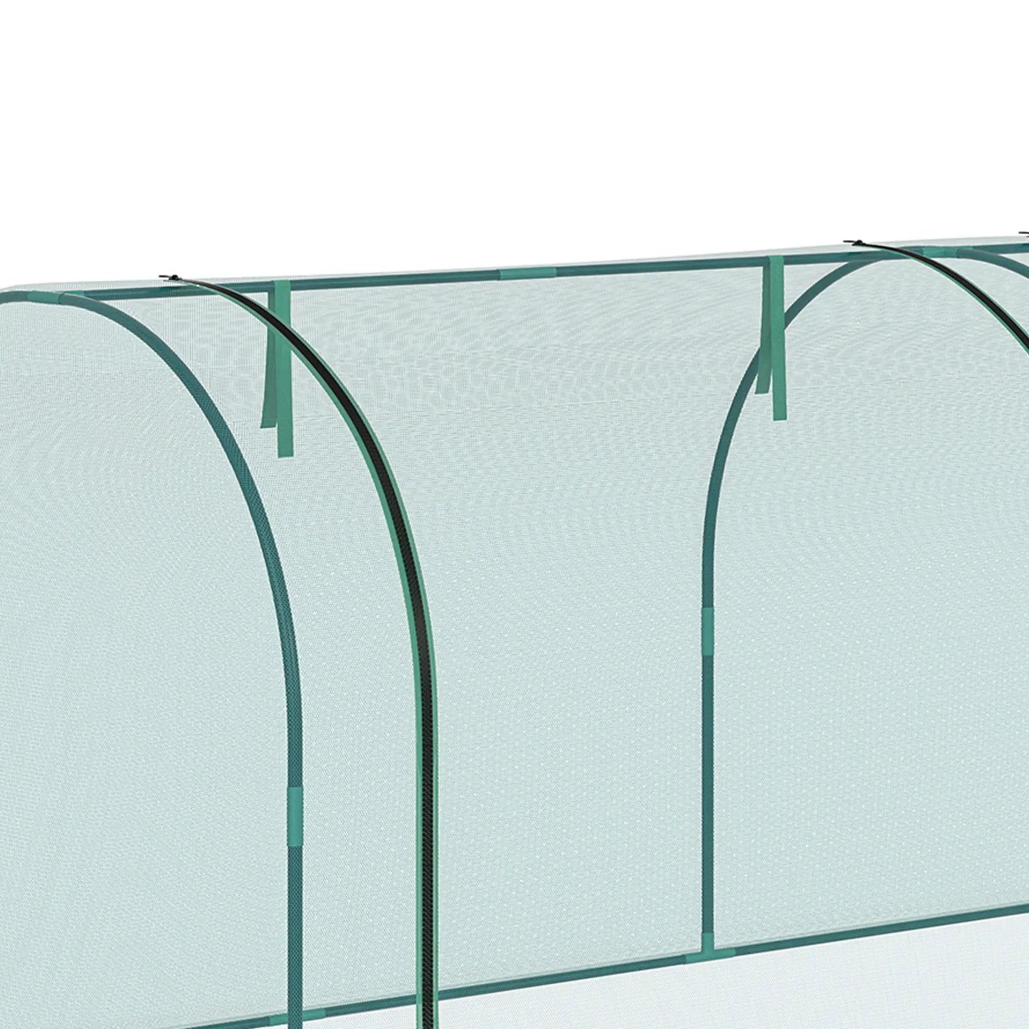 8' x 3' Crop Cage, Garden Plant Protector, Dark Green Walk In Greenhouses at Gallery Canada