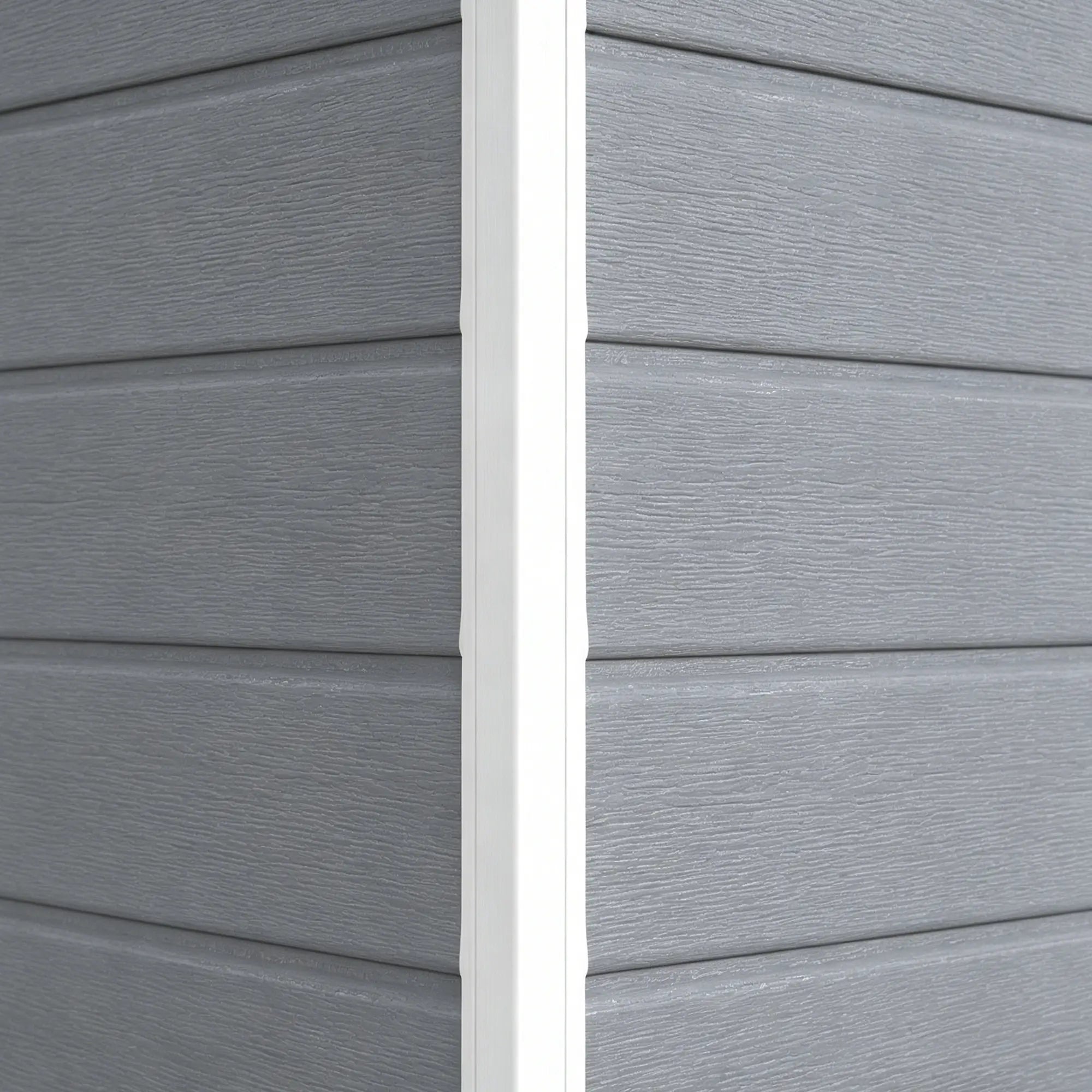 6x4.5ft Plastic Garden Shed, Lockable Tool Storage, Double Doors, Vent, Gray Sheds at Gallery Canada