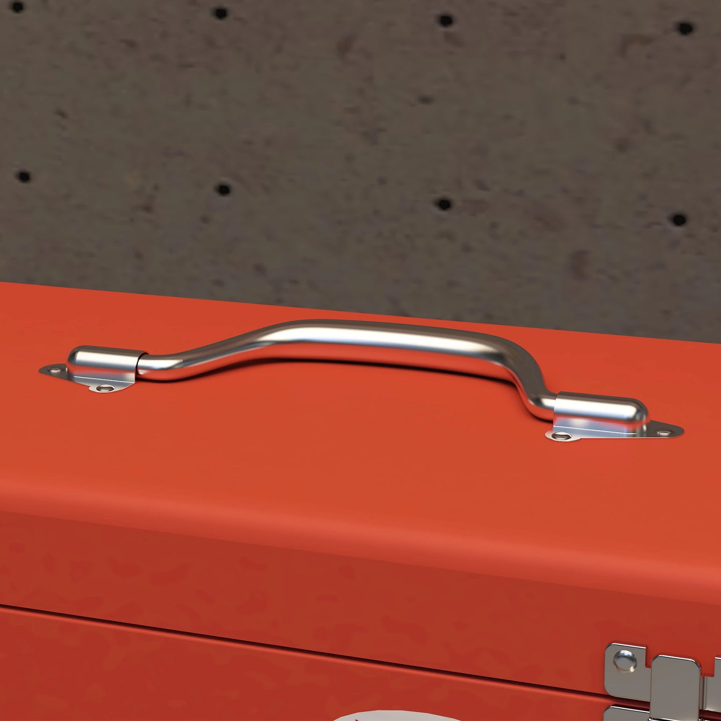 3 Drawer Tool Chest, Metal Latch Closure, Portable Tool Box, Red Tool Organizers at Gallery Canada