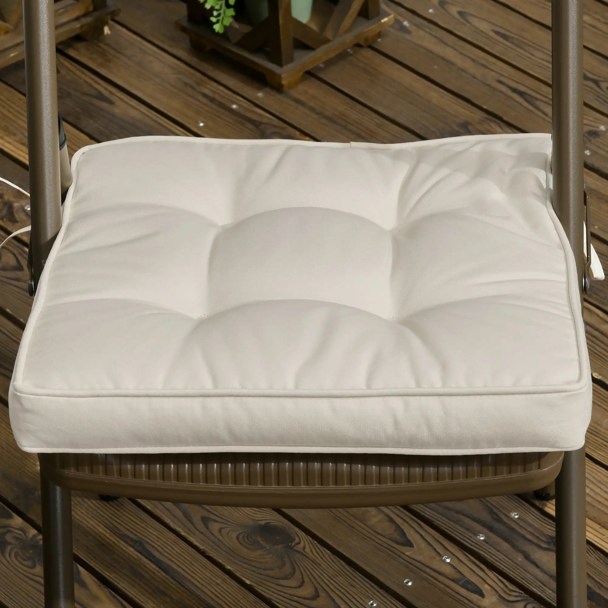 Rattan Furniture Replacement Cushions, 4 Piece, Cream White Patio Chair Cushions at Gallery Canada