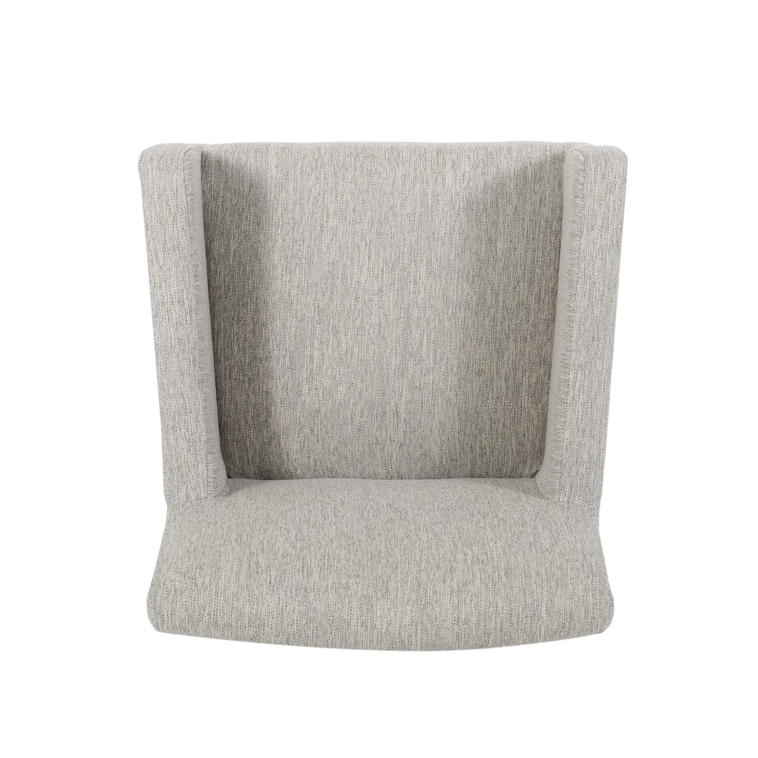 Upholstered Counter Stools, Rubberwood Frame, 24×23×39.5 inch, Light Gray Bar Stools at Gallery Canada