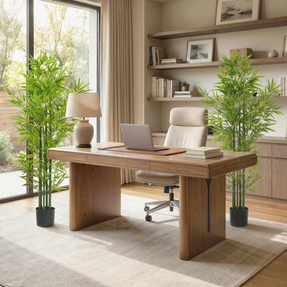 5FT Artificial Bamboo Tree, Faux Decorative Plant, Set of 2 Artificial Trees at Gallery Canada