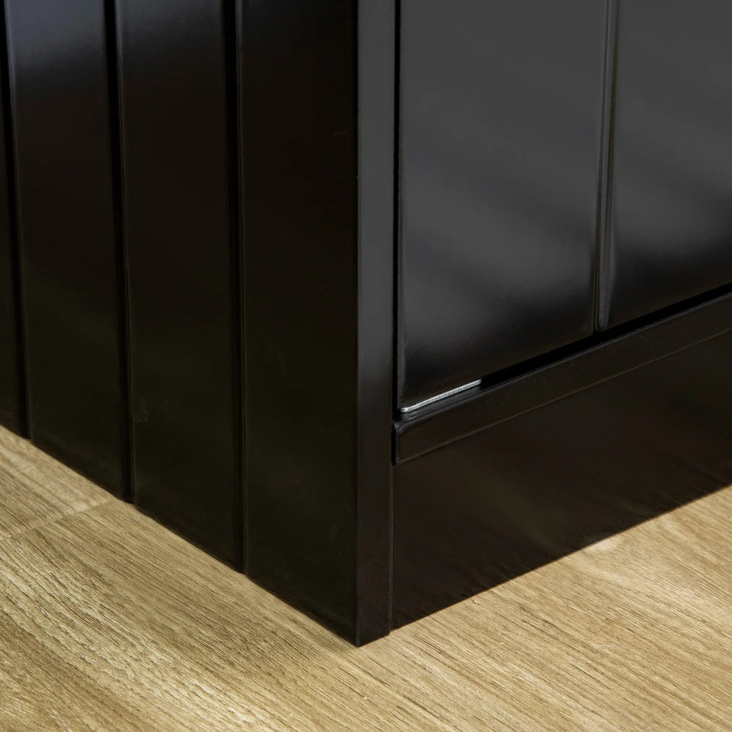 Elevated Dog Bowls, Large Pet Feeding Station with Stand, Storage, 2 Stainless Steel Bowls, 23.6" x 11.8" x 14", Black Dog Bowls at Gallery Canada