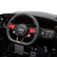 Audi TT RS Licensed 12V Kids Ride On Car, Remote Control, Black