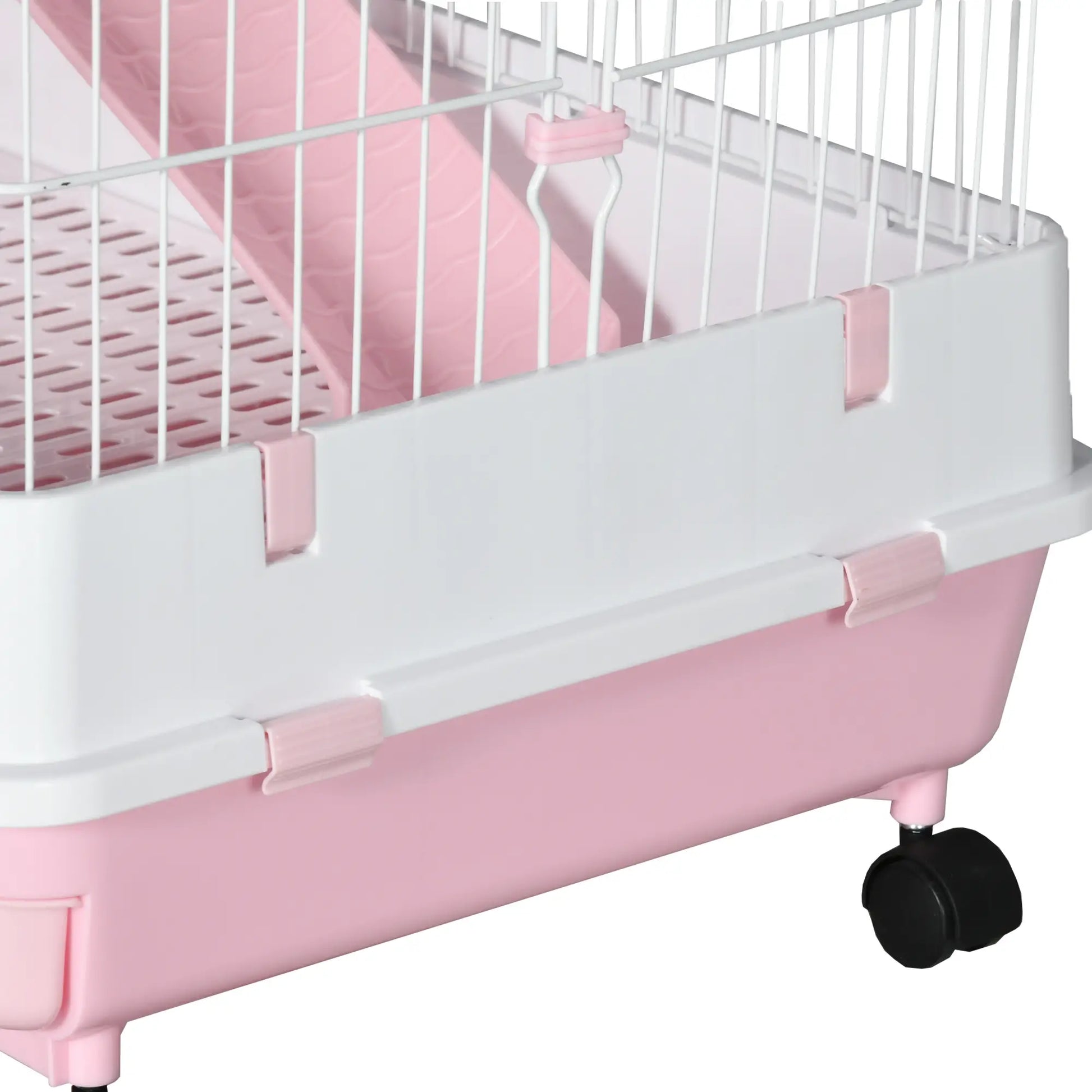 32"L 6-Level Small Animal Cage, Universal Lockable Wheels, Pink Houses & Habitats at Gallery Canada