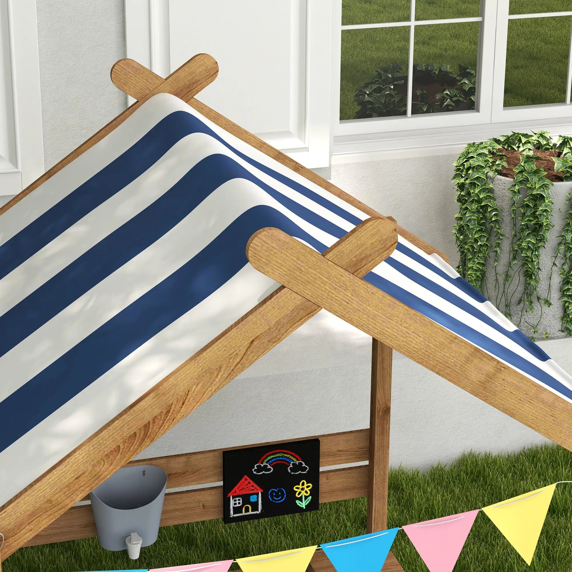 Wooden Sandbox with Cover, 3-7 Years, Backyard, Brown Sandboxes & Accessories at Gallery Canada