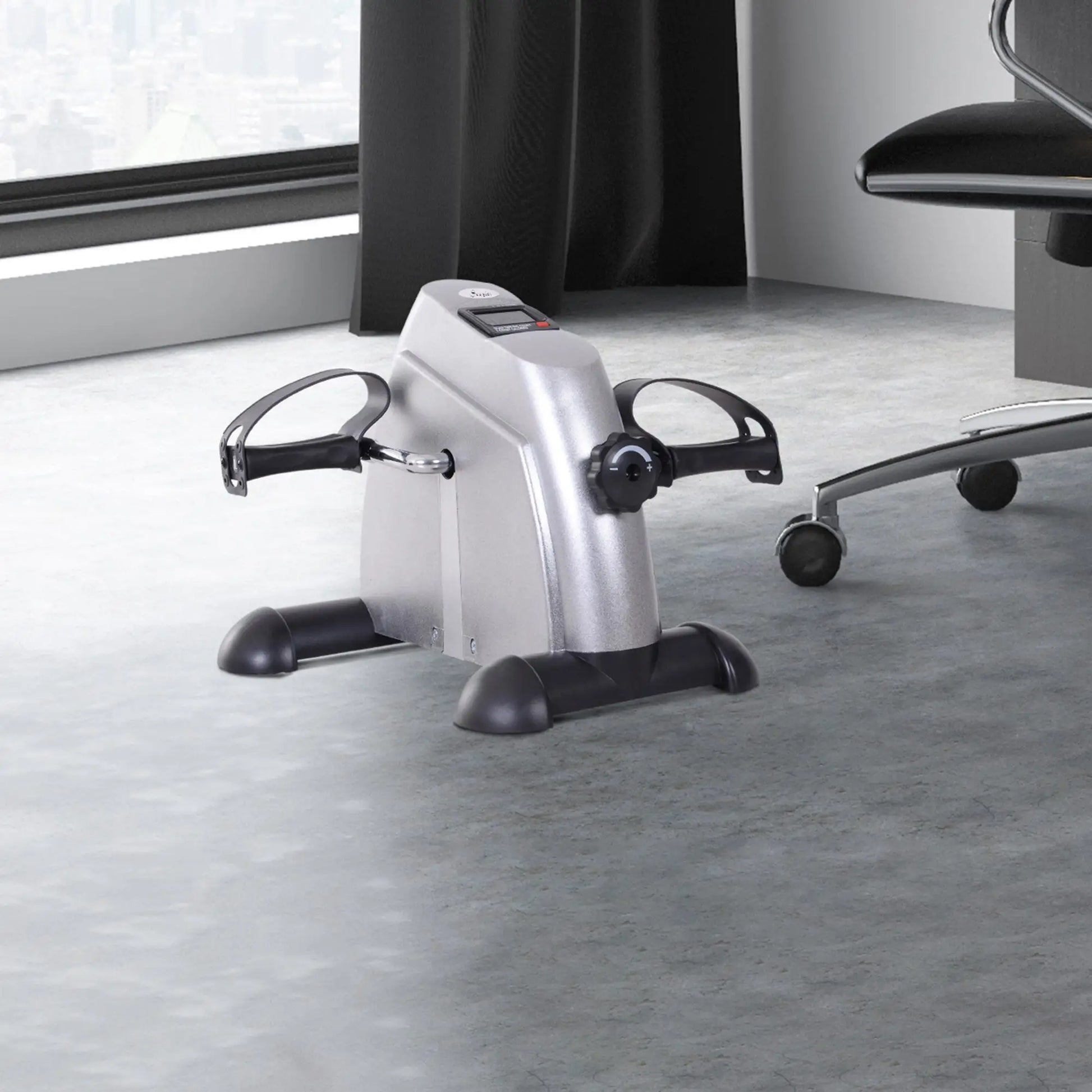 Portable Mini Pedal Exercise Bike, LCD Display, Silver Exercise & Stationary Bikes at Gallery Canada